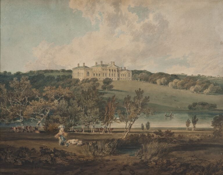 Harewood House from the South West by JMW Turner (1797) credit Harewood House Trust - frame cropped