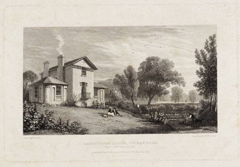 Sandycombe Lodge 1814 by W.B.Cooke after William Havell_ Credit_Tate Britain