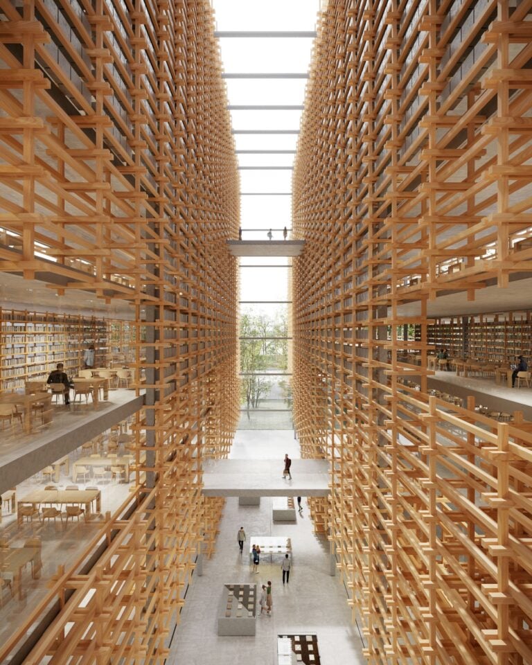 MAB Arquitectura e KKAA. BEIC, render © KKAA Kengo Kuma & Associates