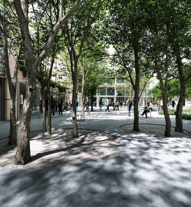 5 chiesi gardens shade rendering architettonici del futuro chiesi gardens via palermo parma italia c 51n4e ten Rigenerazione urbana a Parma. Il polo farmaceutico di Chiesi diventa un giardino culturale