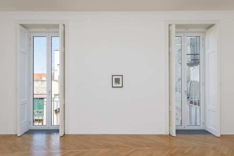 Luca Ceccherini, Il coltello nel noce, exhibition view, Galleria Umberto Di Marino. Photo Danilo Donzelli