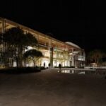 6 chiesi gardens an evening celebration rendering architettonici del futuro chiesi gardens via palermo parma italia c 51n4e ten Rigenerazione urbana a Parma. Il polo farmaceutico di Chiesi diventa un giardino culturale