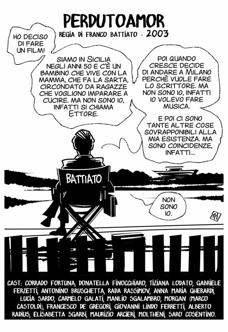 battiato lartista mimesis 2025 3 Franco Battiato fu anche pittore e regista. Un nuovo fumetto racconta tutto