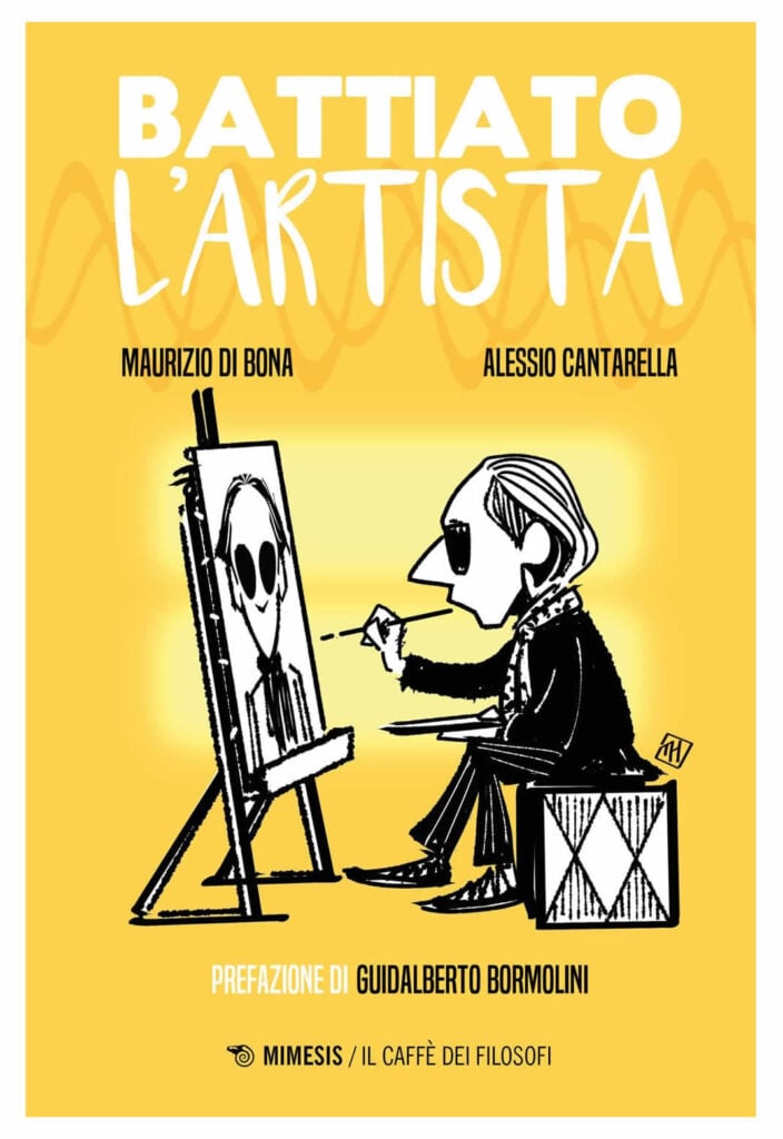 battiato lartista mimesis 2025 copertina Franco Battiato fu anche pittore e regista. Un nuovo fumetto racconta tutto