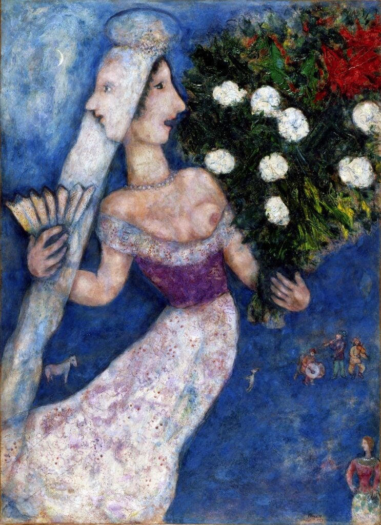 Chagall, La sposa dai due volti, 1927