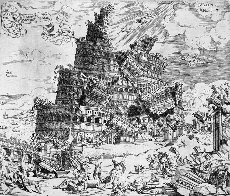 cornelius anthonisz la torre di babele 1547 Cosa raccontano di noi il modo in cui vediamo le rovine del passato? Intervista all’autrice Susan Stewart