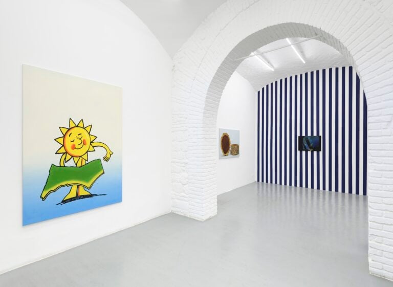 Diogo Pinto, Agenzia, 2025, installation view at Monitor Rome. Photo Giorgio Benni Courtesy the Artist and Monitor