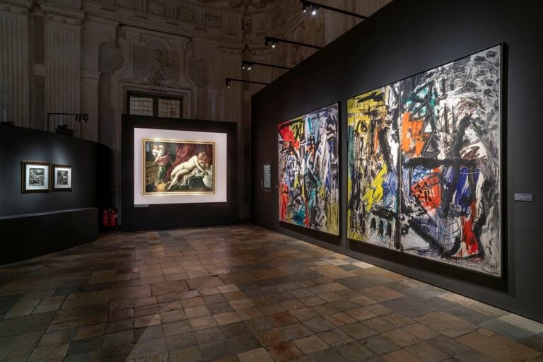 Vedova Tintoretto. In dialogo, exhibition view, Palazzo Madama, Torino, 2025