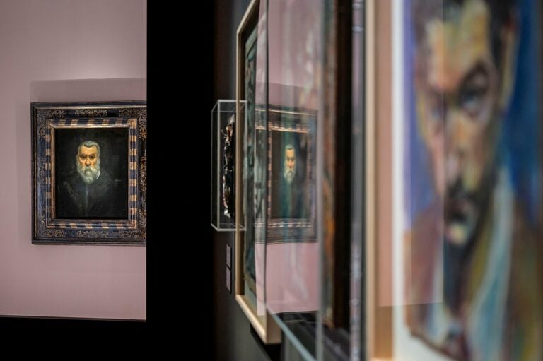 Vedova Tintoretto. In dialogo, exhibition view, Palazzo Madama, Torino, 2025