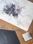 Emilio Isgrò, Ti amo, 2025. Acqua forte e acqua tinta su carta Hahnemuhle
