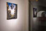 Fabrizio Ajello, Miracle I, mixed media on Lycra, 40x40 cm, 2024, installation view LdM Gallery, ph. Anna Cederus