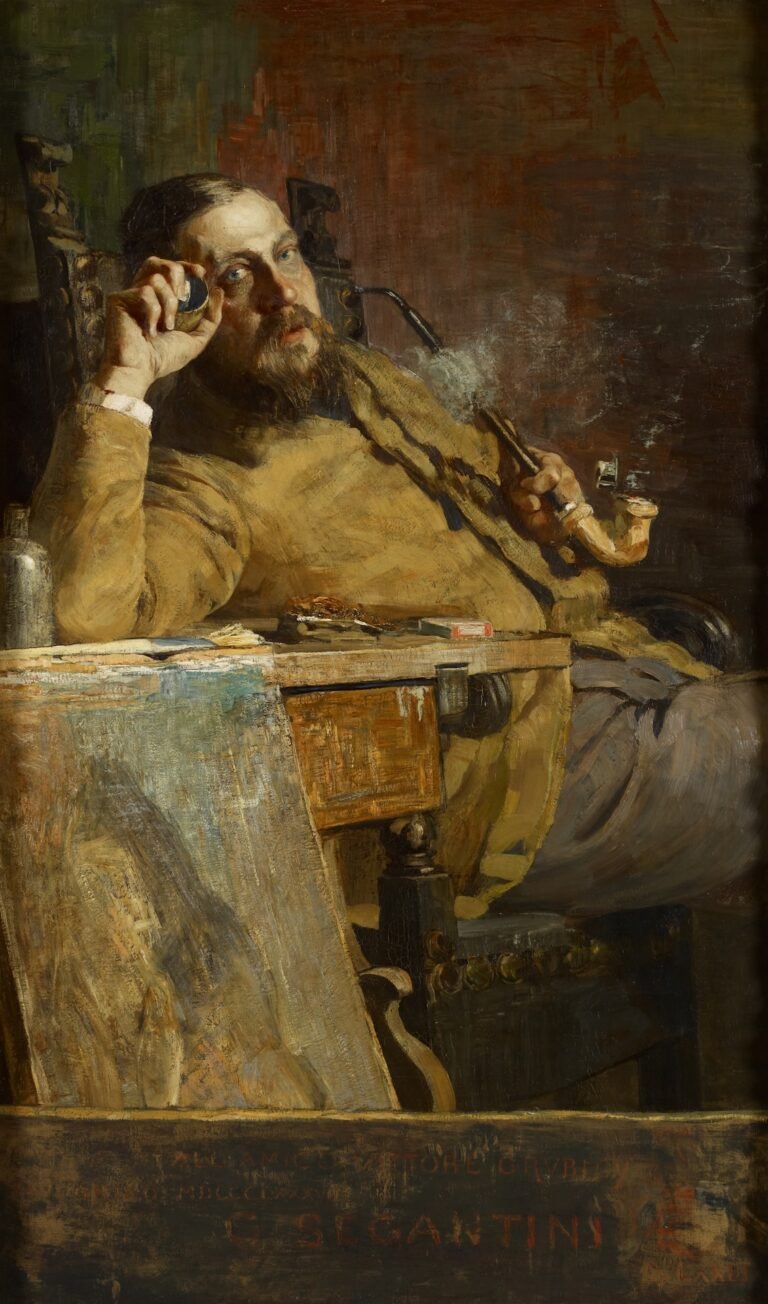 Giovanni Segantini, Ritratto di Vittore Grubicy De Dragon