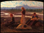 Giuseppe Pellizza da Volpedo, Membra stanche, 1907, olio su tela