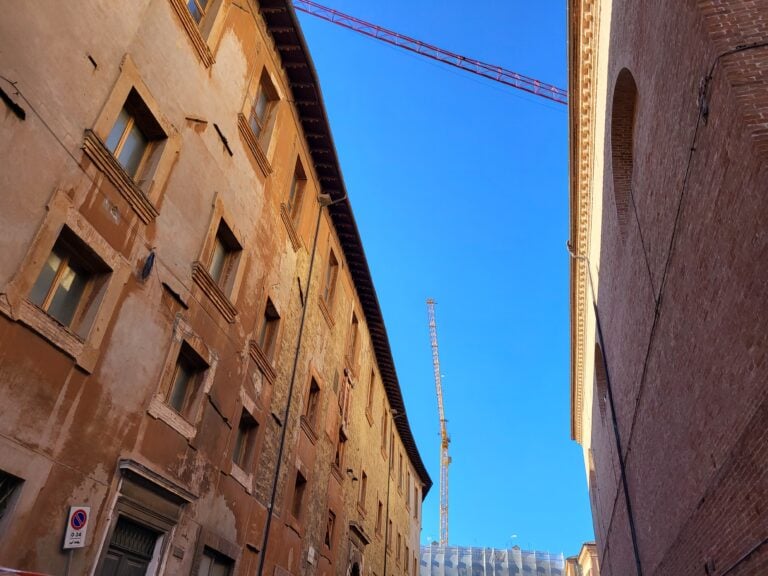 Il centro storico di Camerino, tra cantieri avviati ed edifici ancora in attesa