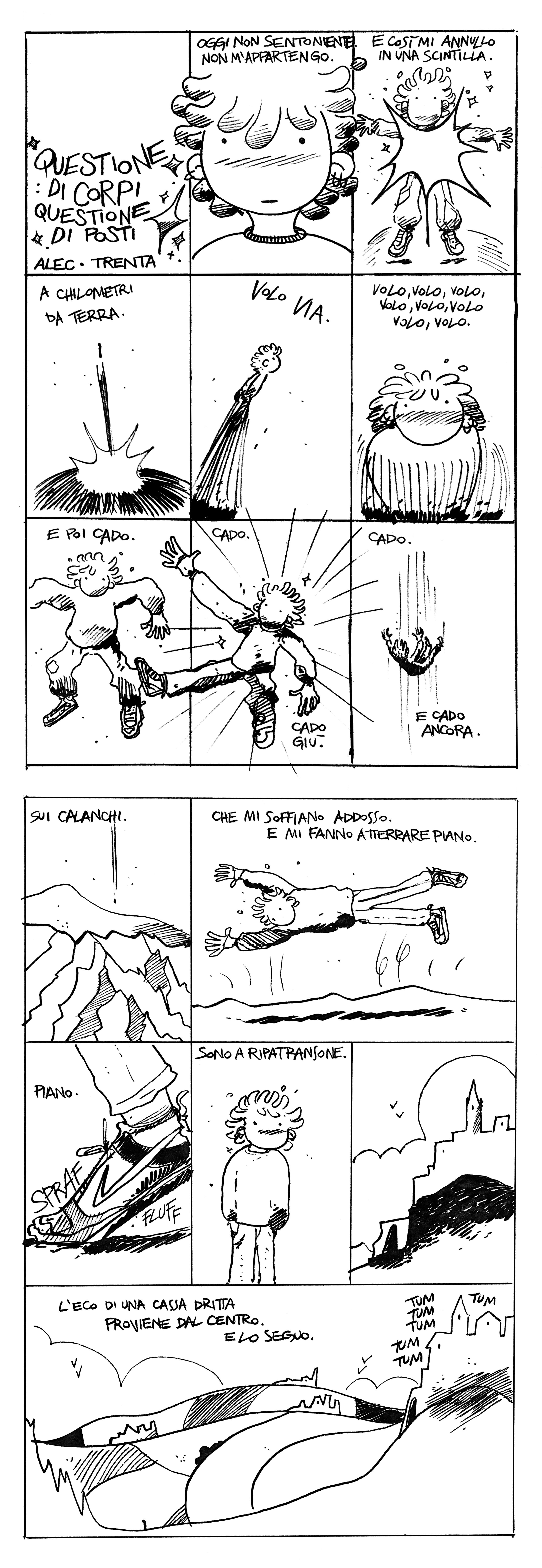 Il fumetto di Alec Trenta per Artribune