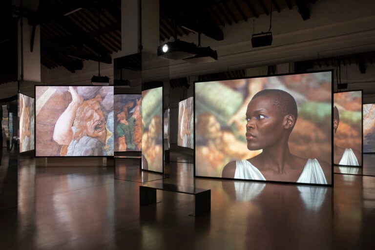A Palazzo Te di Mantova l’installazione filmica dell’artista Isaac Julien è monumentale