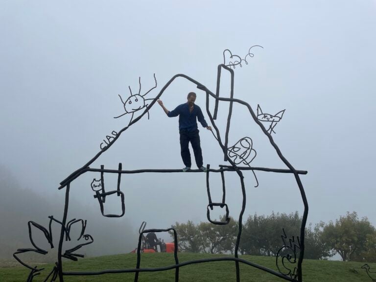 La scultura di Petrit Halilaj per il progetto Radis a Dogliani. Photo Claudia Giraud
