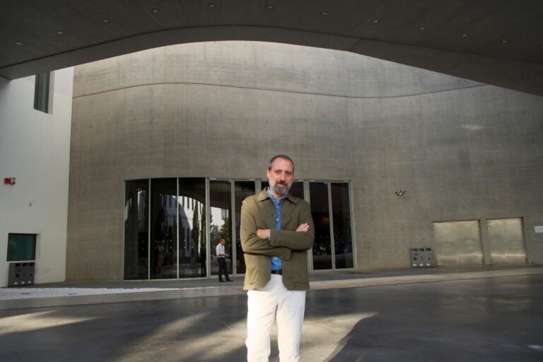 L’architetto Umberto Napolitano al MAXXI, settembre 2025. Foto Lorenzo Ribichini