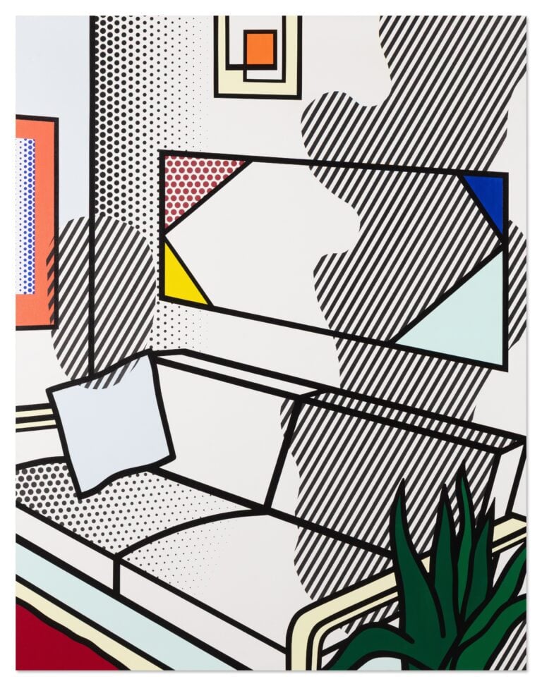 Roy Lichtenstein, Interior with Shadow. Courtesy Sotheby's