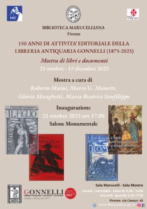 150 anni di attività editoriale della Libreria Antiquaria Gonnelli (1875–2025)