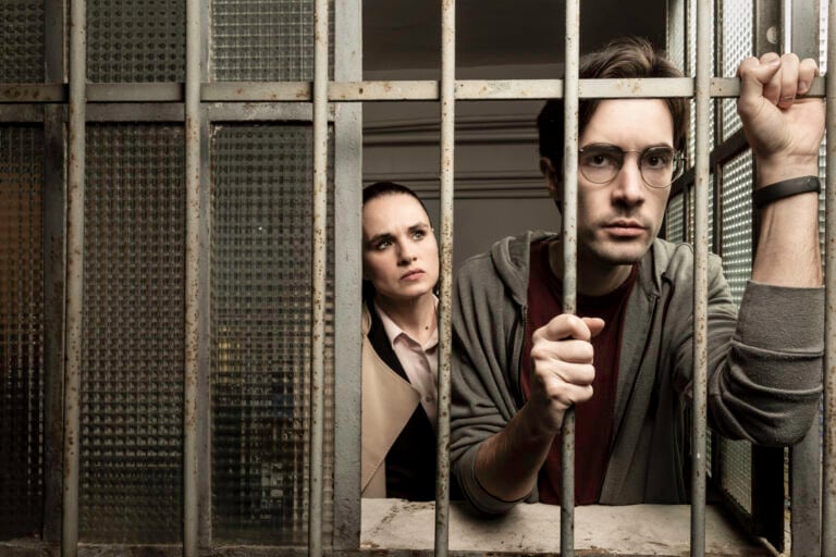 Marta Belloni e Michele Correra in Wild - Chi ricord Edward Snowden_ (di Mike Bartlett, regia Bruno Fornasari)