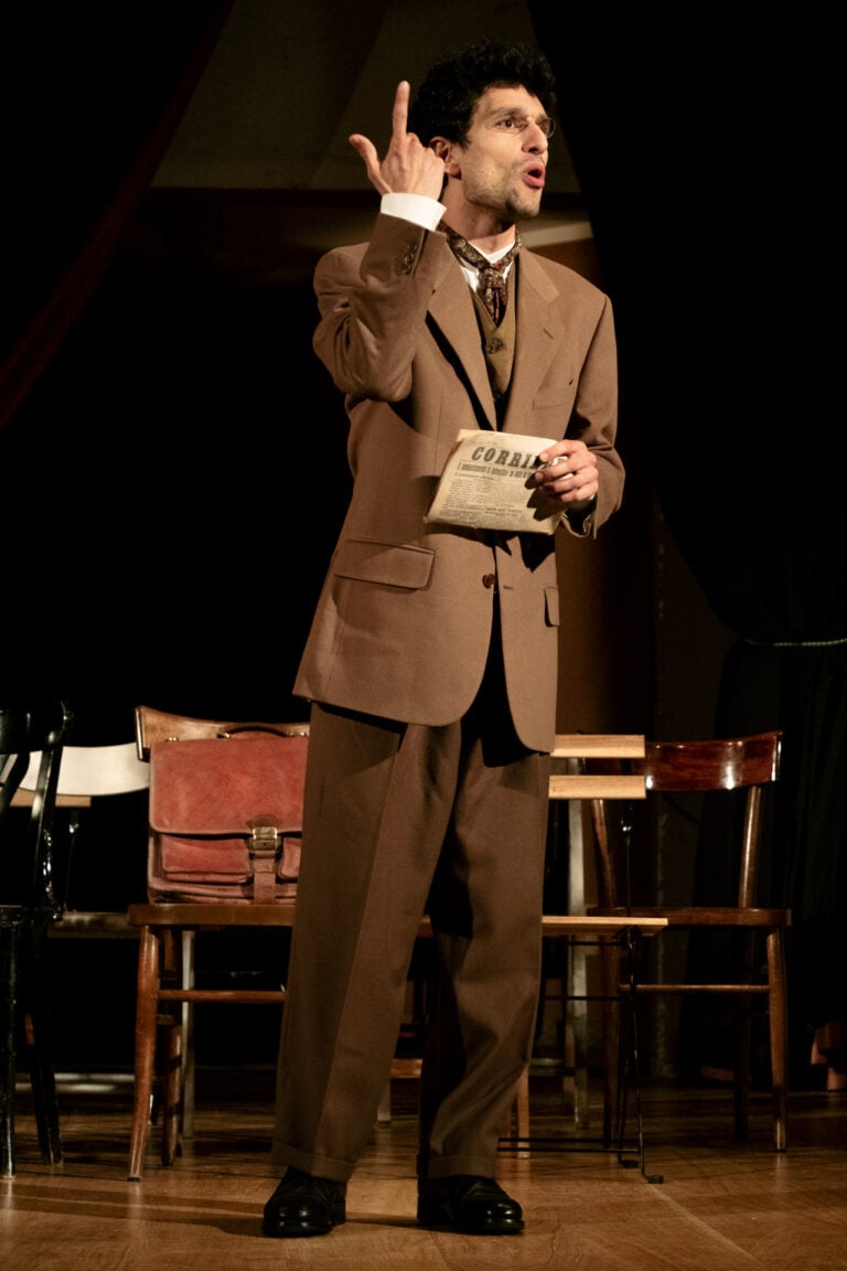 Mauro Lamantia in GramsciGay, di Iacopo Gardelli, regia di Matteo Gatta (photo2). Foto di Luca Luperto, Gloria Martelli