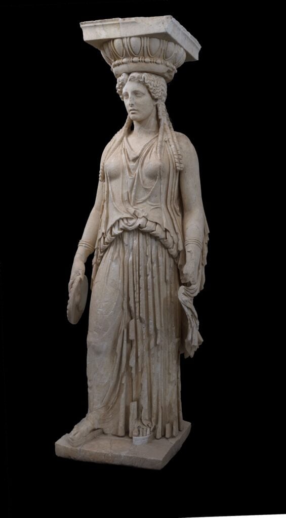 Cariatide, Mouseia di Villa Adriana