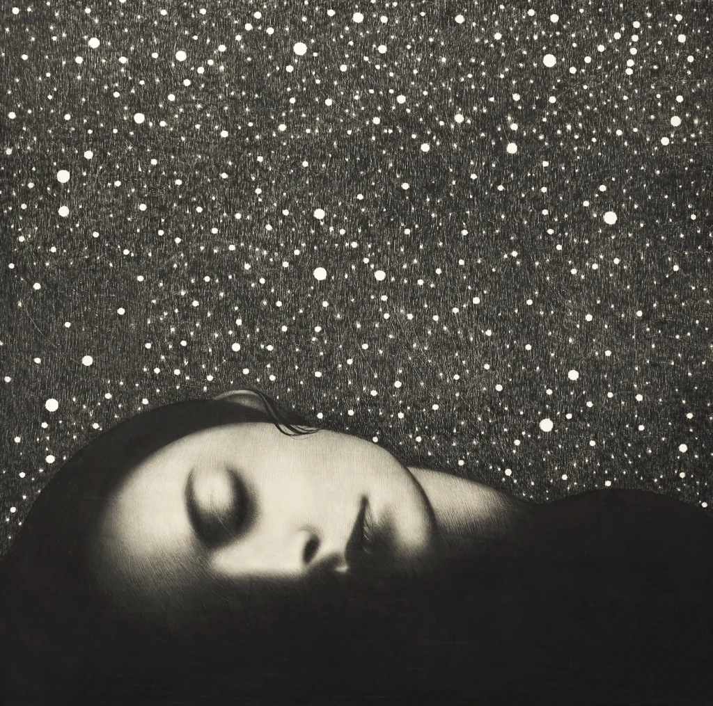 Omar Galliani, Del sonno, in Bella figura, 2025, Palazzo della Pilotta, Parma