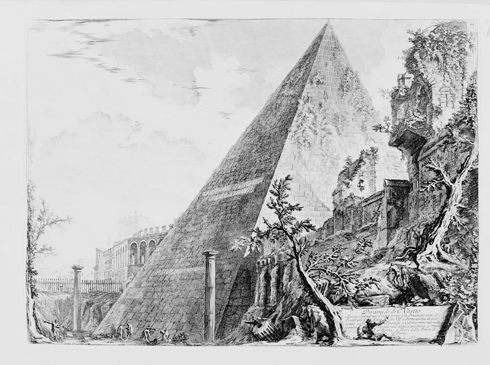 piranesi piramide di cestio low Cosa raccontano di noi il modo in cui vediamo le rovine del passato? Intervista all’autrice Susan Stewart