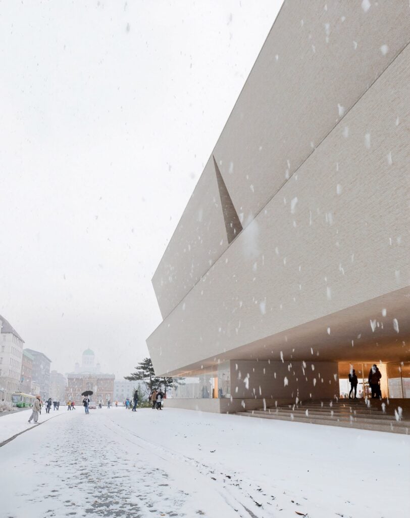 rendering of the newmuseum of architecture and design by jkmm architects image mir jkmm architects 3 L'Architecture & Design Museum di Helsinki. La nuova apertura prevista nel 2030