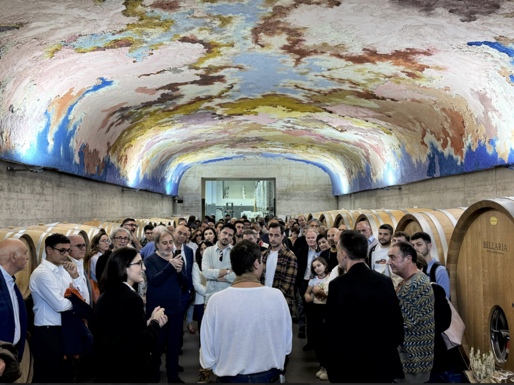 Opening reception di WineWise 2024. Agricola Bellaria, 27 ottobre 2024. Ph credits Alberto Navilli, Courtesy Art Days - Napoli Campania

