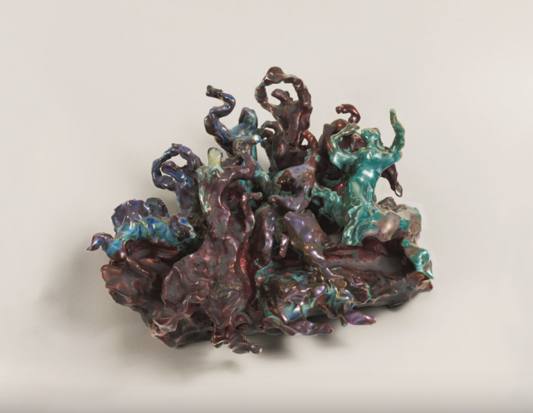 Lucio Fontana, Battaglia, 1947, terracotta invetriata, 15 x 39 x 21,5 cm, St. Moritz, Karsten Greve