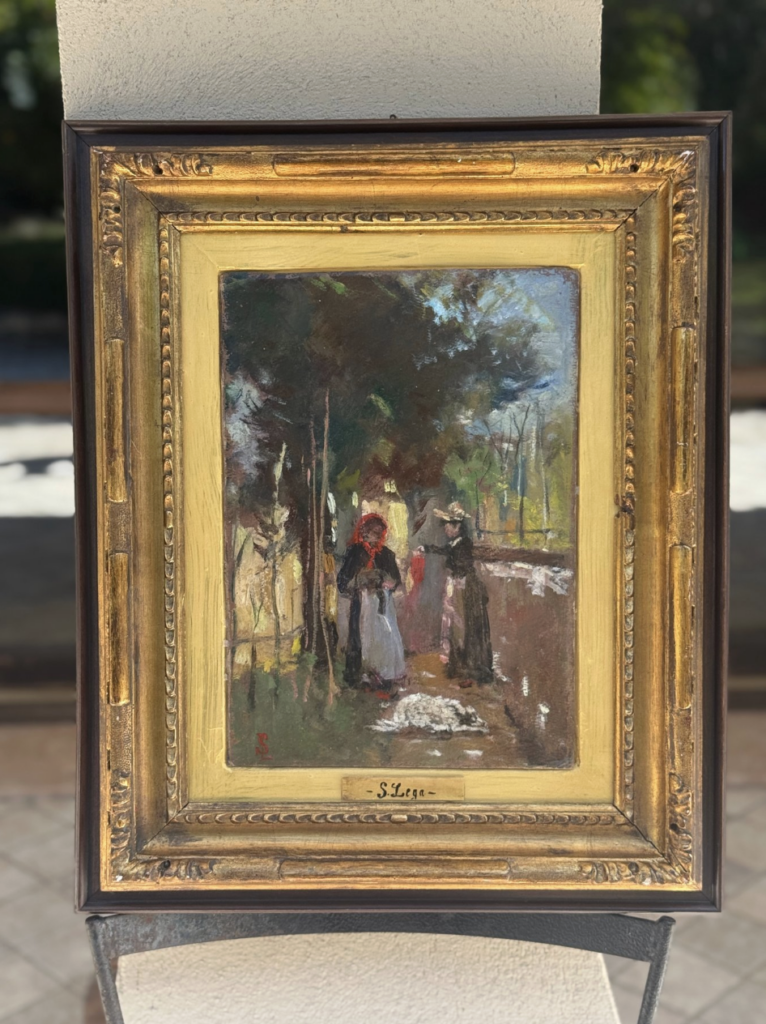 Silvestro Lega - In giardino