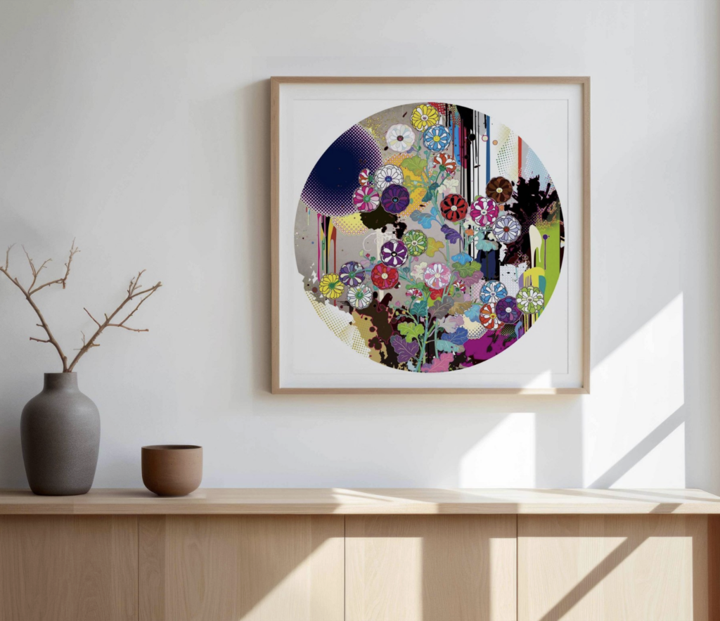 Takashi Murakami (1962) - Korin_s Flowers and Abstract Imagery