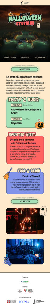 Halloween Party a Stupinigi