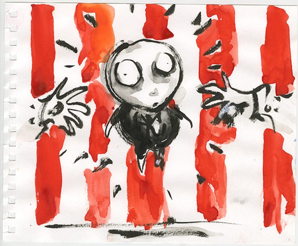 Untitled (Penguin-Boy), © Tim Burton