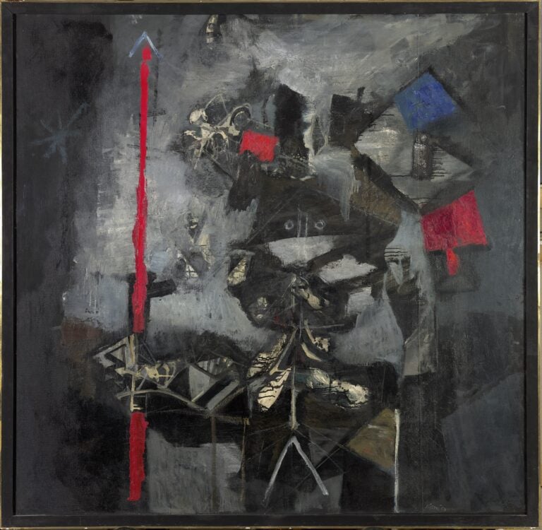 Antoni Clavé, Guerrier noir, 1958. © Antoni Clavé, VEGAP, Barcelona, 2025