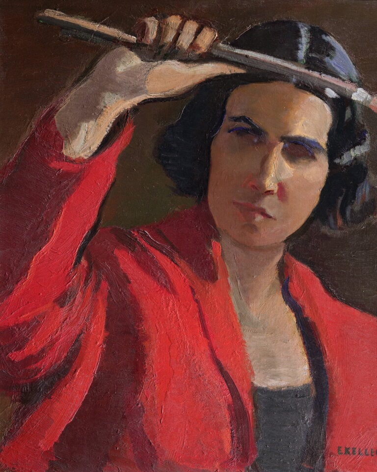 Elisabetta Keller, autoritratto, 1935 © Archivio Elisabetta Keller, Milano-Ph. © Giovanni Pitscheider