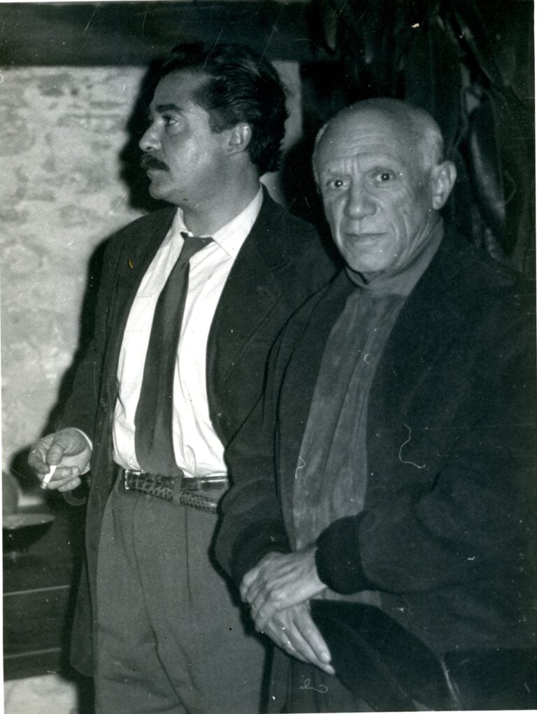 Antoni Clavé e Pablo Picasso, Vallauris, 1955 ca.