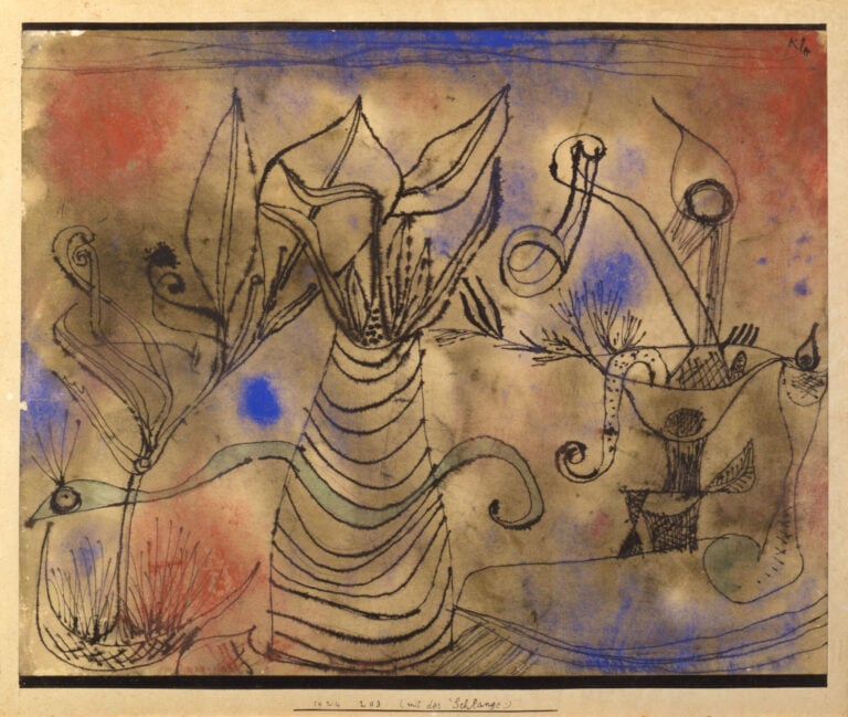 Paul Klee, Con il serpente, 1924. Ca' Pesaro - Galleria Internazionale d'Arte Moderna