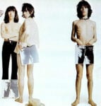 The Rolling Stones, 1971 – A group of young men standing next to each other, Photo of the Rolling Stones from a trade ad to promote their "Sticky Fingers" album, via Wikimedia Commons