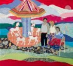 1. Małgorzata Mirga-Tas, The Big Dipper Will Foretell the Future of the Roma (dettaglio), 2025. Patchwork tessile, acrilico, tecnica mista. Courtesy of the artist; Foksal Gallery Foundation, Warsaw; Frith Street Gallery, London; and Karma International, Zurich