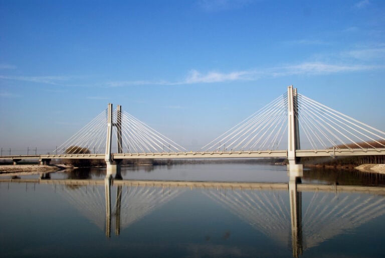 1985-2025 - Inaugurazione Ponte strallato Piacenza 2009
