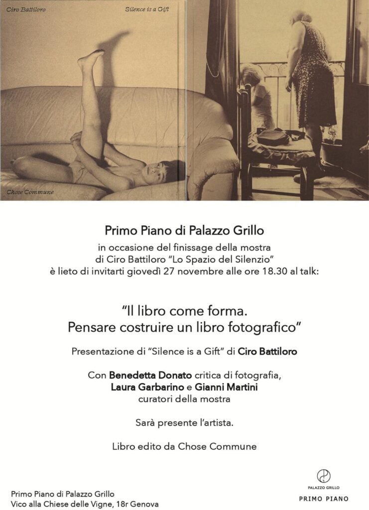 Talk di finissage della mostra di Ciro Battiloro