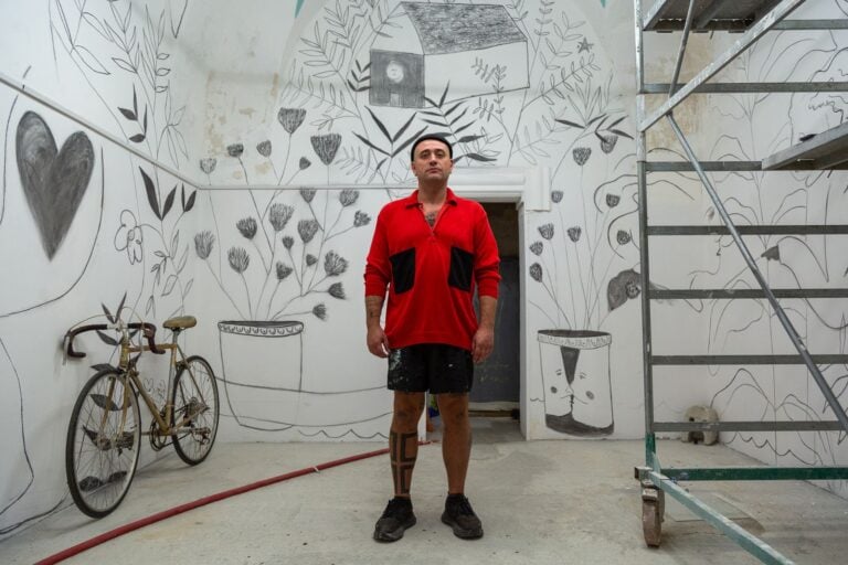 Thomas Berra a Thalassa Gallery. Ph: Davide Faggiano