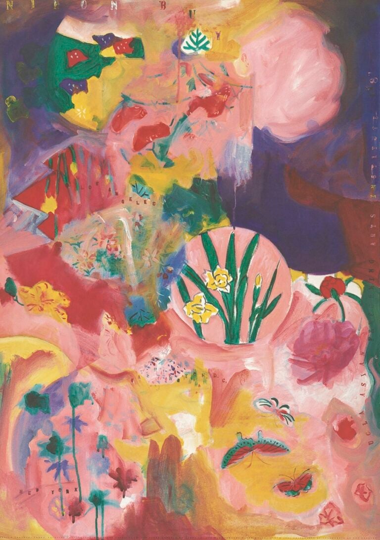 7) Nihon Buyo, AD, D: Yokoo, Tadanori, UCLA Asian Performing Arts Institute, 1981, Offset, DNP Foundation for Cultural Promotion