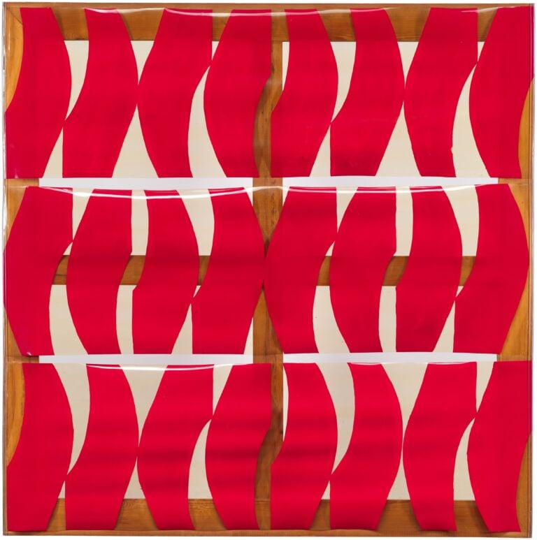 Carla Accardi, Rosso. Courtesy Sotheby’s