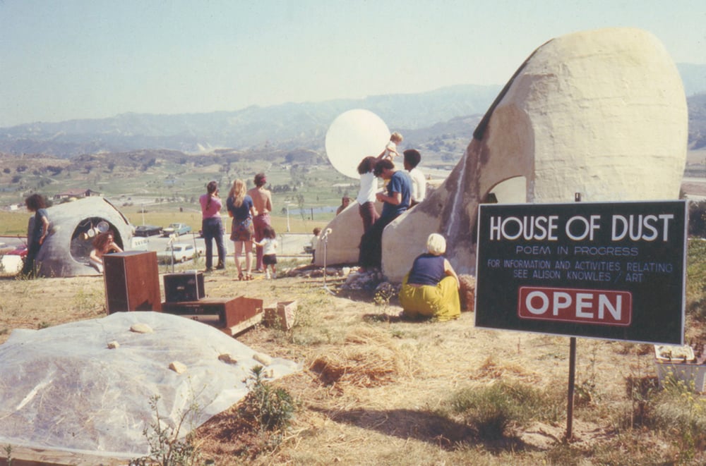 Alison Knowles, The House of Dust. Image courtesy Alison Knowles and James Fuentes, NY.