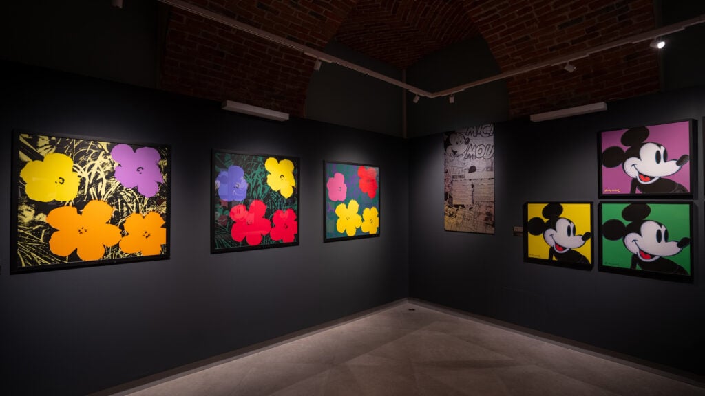 Andy Warhol. Pop Art & Textile, exhibition view