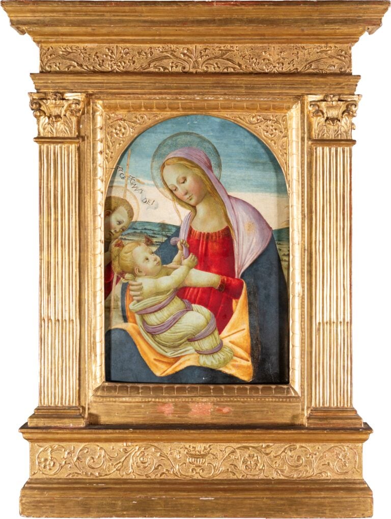 Arcangelo di Jacopo del Sellaio, Madonna col Bambino e San Giovannino